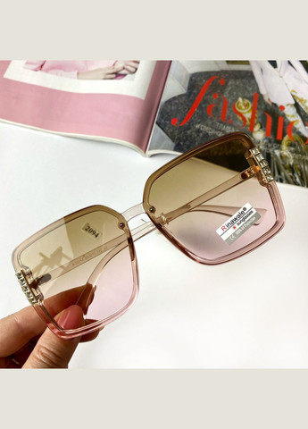 Квадратные очки розовые No Brand (302316638)