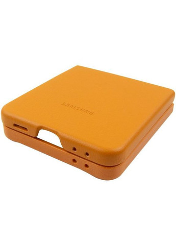 Шкіряний чохол Leather Case для Samsung Galaxy Z Flip7 Brown No Brand (366832584)