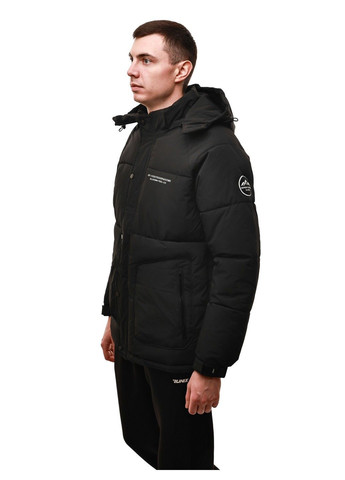 Чорна зимня куртка зимова чоловіча Fashion