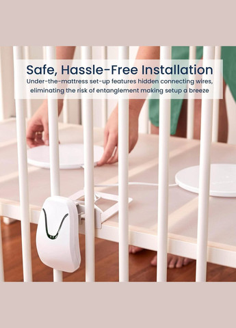 Монитор для контроля нарушения и отсутствия дыхания Babysense 7 для новорожденных, с 2 сенсорами под матрас No Brand (344547857)