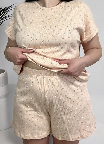 Персикова всесезон піжама жіноча домашня N.EL.