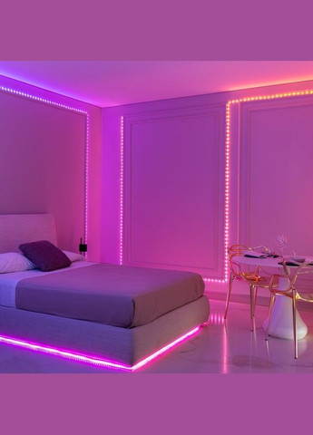 Гирлянда Smart LED Dots Lights RGB 400 IP44 20м черный кабель Twinkly (315719593)