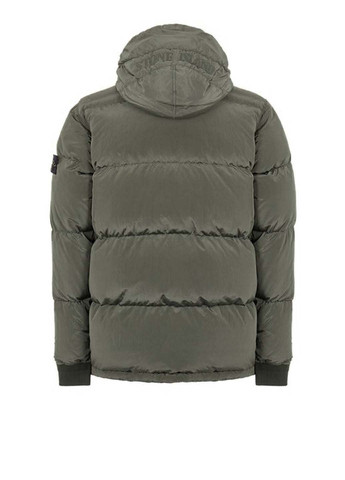 Зеленая демисезонная куртка 21fw 44508 nylon metal down jacket sage Stone Island