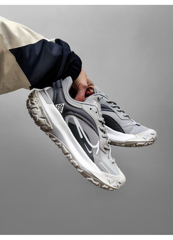 Білі Осінні кросівки чоловічі nike acg mounth fly gray найк асж маунс флай No Brand