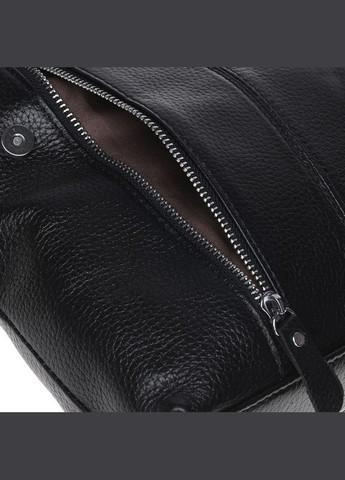Мужская кожаная сумка K15103-black Borsa Leather (322190037)