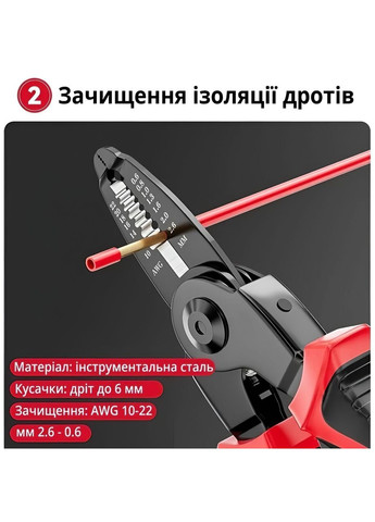 Плоскогубцы многофункциональные со сменными насадками набор 5 в 1 в футляре, пассатижи, кусачки, ножницы по металлу Home (361161872)
