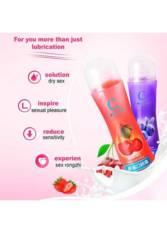 Їстівний лубрикант "CokeLife" 100 мл - Чорниця - Інтимна змазка - (372734165)