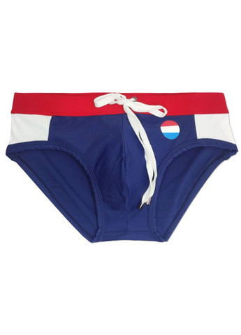 Мужские темно-синие пляжные, спортивные, повседневные, кэжуал мужские плавки брифы черный 8932 брифы Sport Line