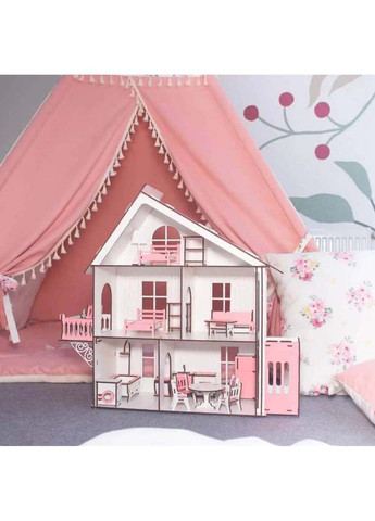 Будиночок ляльковий на 5 кімнат 46.5х37.4 см Toy Options (278263382)