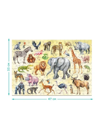 Пазли – 200 елм. - 300628 "Монтесори. Тварини Сафарі" Dodo (389900860)