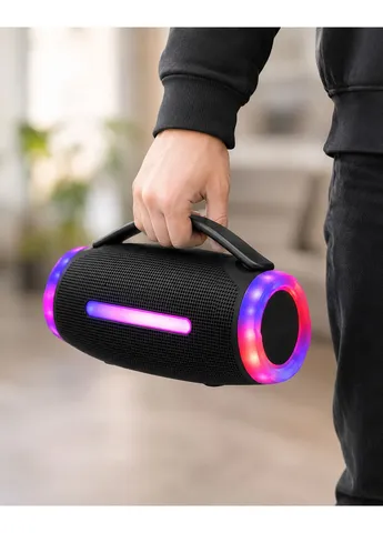 Колонка MS-3643BT-W / Колонка Bluetooth з мікрофоном / Акустика з RGB-підсвічуванням Kronos (401643352)