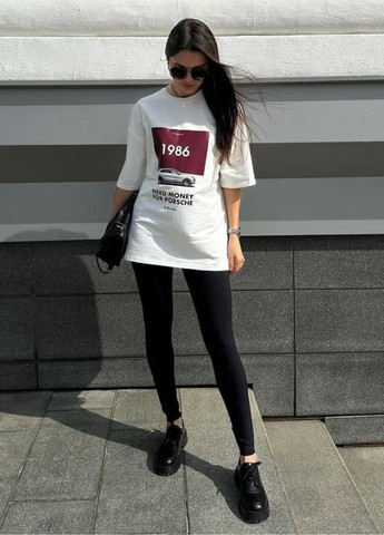 Футболка с рисунком и надписью Tik-Tak - (325401486)