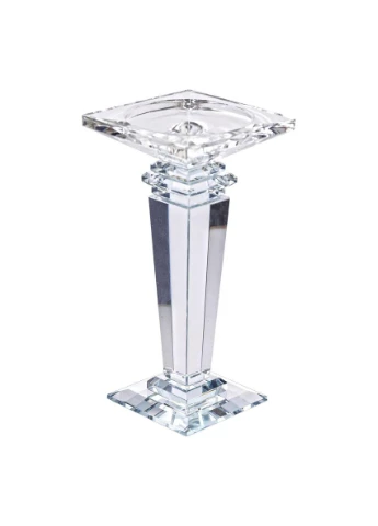 Подсвечник стеклянный на высокой ножке 9.5×9.5×20 см декоративный HP-4-52S Yiwu (384032982)