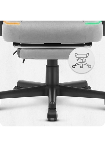 Крісло C502 LED Grey тканина No Brand (361443769)