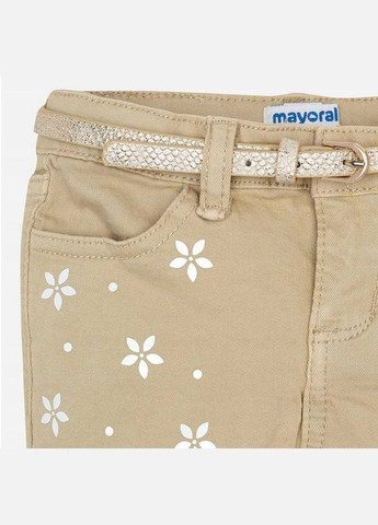 Шорты джинсовые для девочки с поясом 3206-10 (128см) Mayoral (280931069)