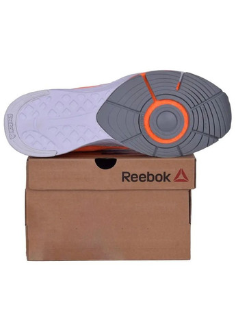 Светло-оранжевые всесезонные ярко-оранжевые кроссовки унисекс с белой подошвой для спорта и повседневности Reebok CARDIO ULTRA 2.0