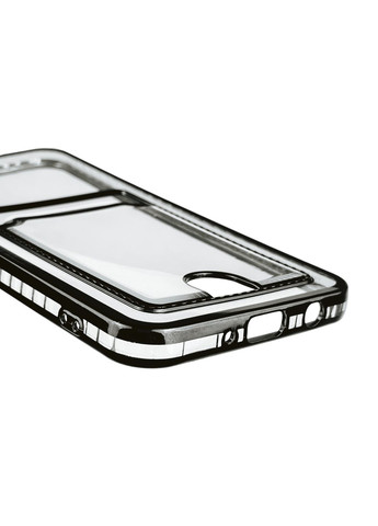 Чехол для Galaxy A50 (SM-A505F) с чёрной окантовкой с карманом для карт на самсунг а50 чёрный Samsung (366018831)