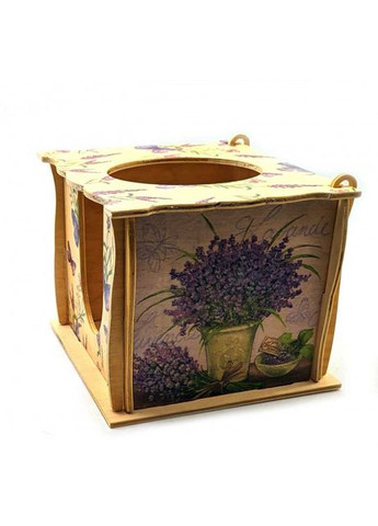 Подставка для салфеток "Лаванда" (16х15х13см.) No Brand (316717889)