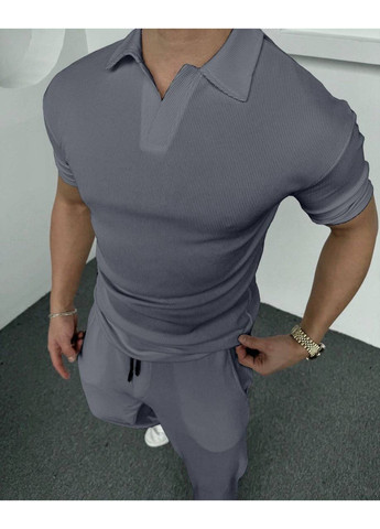 Графитовый демисезонный костюм DK/DL Мода без кордонів