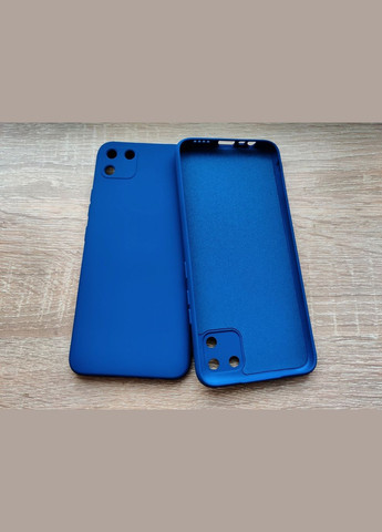 Силиконовый чехол для Realme C11 микрофибра soft touch Silicone Case (322506879)