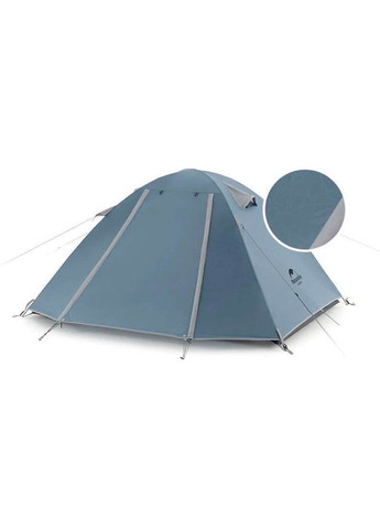 Палатка двухместная P-Series NH18Z022-P 210T/65D Темно-синий (6927595783597) Naturehike (360642964)