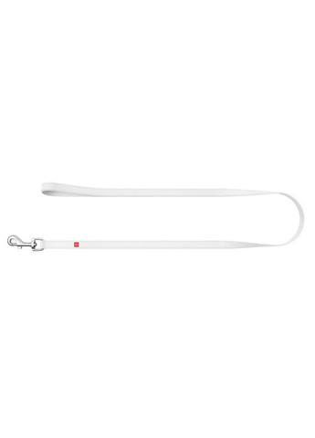 Повідець для собак WAUDOG шкіряний білий 25 мм 122 см для великих собак повідець для вигулу ProDobro (373221500)