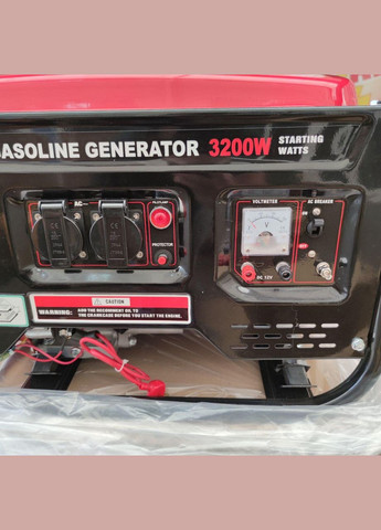 Бензиновый генератор Gasoline Generator 4-х тактный электростартер 1 фаза 3.3кВт (1901941275) No Brand (326811494)