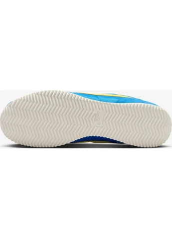 Синій кросівки блакитно-жовті hf0263-402 Nike CORTEZ TEXTILE