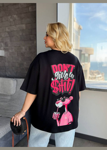 Футболка-туника оверсайз с качественным накатом. Україна - (337508557)