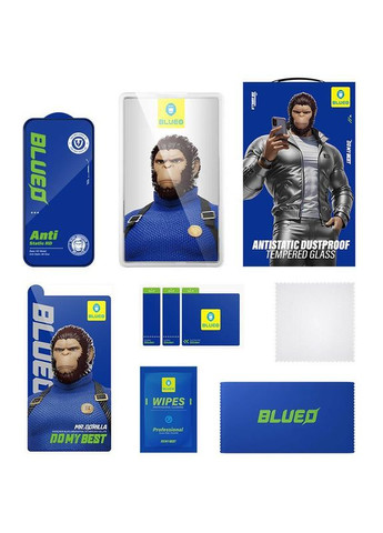 Защитное 2.5D стекло Full Cover HD для Apple iPhone 13 Pro Max / 14 Plus (6.7") Blueo (372626531)