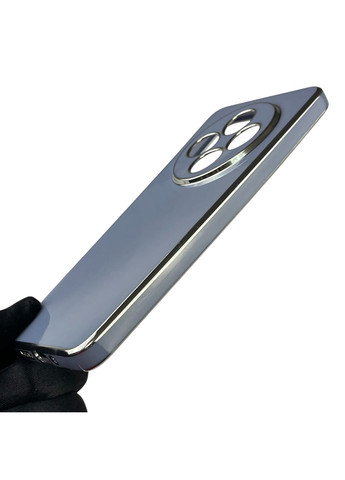 Чохол для Redmi A4 5G зі срібною окантовкою із захистом камери на сяомі редмі а4 5г синій Xiaomi (366234153)