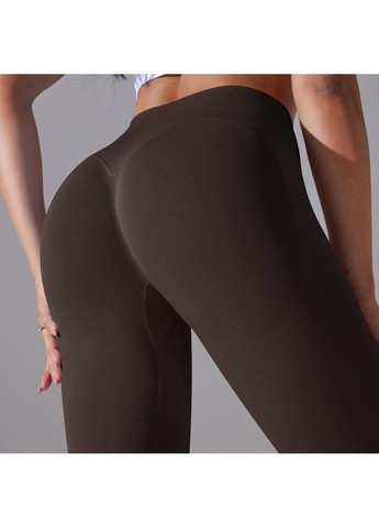 Лосины женские фитнес с эффектом push-up с V-образным поясом No Brand (353302960)