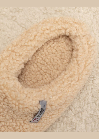 Капці домашні тедді закриті Капучино Maybel (304767576)