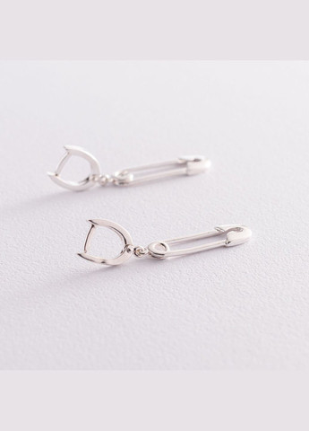 Срібні сережки Шпильки 123014 Oniks (266133275)