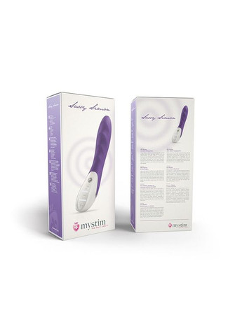 Мощный вибратор Sassy Simon Purple с двумя моторами и стимулирующим рельефом Mystim (369947466)