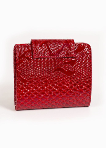 Маленький женский кошелек кожаный красный 1052019 Karya (261481847)