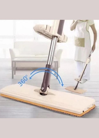 Швабра з віджимом мікрофібра Spin Easy Mop 360 телескопічна ручка (2104618573) No Brand (333194502)