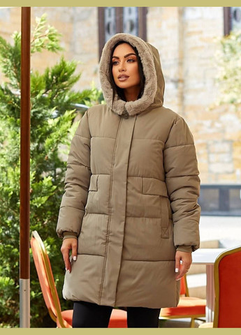 Чорна куртка тепла No Brand