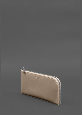 Шкіряний портмоне-купюрник на блискавці 14.1 світло-бежевий (A-028721) BlankNote (328444696)