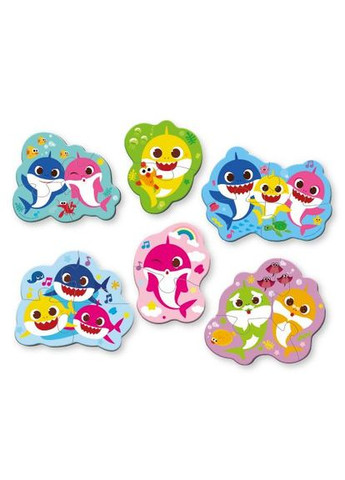 Пазл "Baby Shark" (2 пазли × 2 ел., 2 пазли × 3 ел., 2 пазли × 4 ел.) Dodo (372822578)