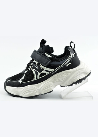 Чорно-білі літні кросівки дитячі Jong Golf