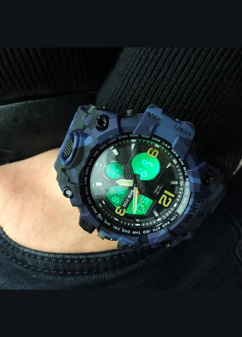 Годинник наручний чоловічий SKMEI 1155BCMBU, армійський годинник протиударний, чоловічий тактичний годинник No Brand (359474470)