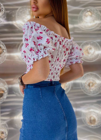 Вкорочений топ на резинці Allthings (328265726)