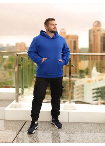 Худі чоловіче оверсайз з принтом “крила” на спині No Brand (366391843)