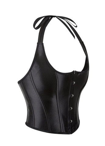 Корсет на зав'язках стрічках із бретелями 12 Plastic Bones з підтримкою бюста, чорний, Star Night (369143672)