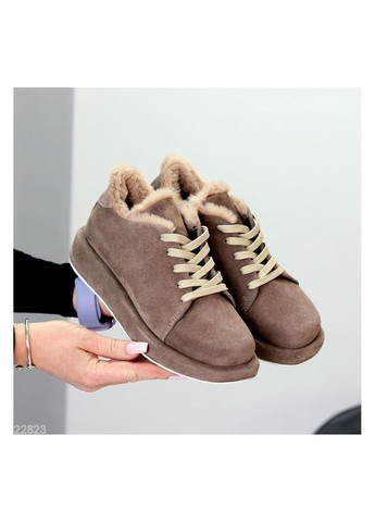 Комфортні зимові кросівки No Brand коричневі зими (308202513)