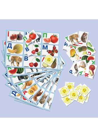Настільна гра лото "АБЕТКА" 83002 вивчаємо український алфавіт ЕНЕРГІЯ ПЛЮС (365642355)