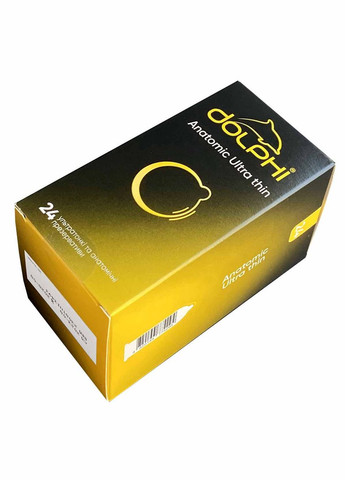 Презервативи Долфі анатомічні ультра тонкі 24шт Dolphi Anatomic 24 (301940856)