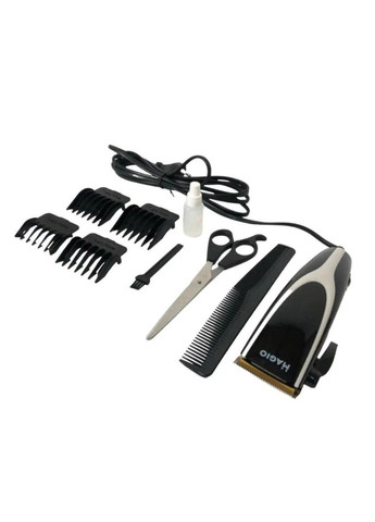 Универсальная машинка для стрижки волос МG-580 машинка для стрижки с 4 сменными насадками черная 25 Вт Magio (298704483)