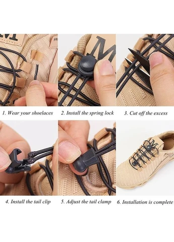 Эластичные шнурки без завязывания для кроссовок SHOETLACES 100 см Розовые No Brand (326066009)